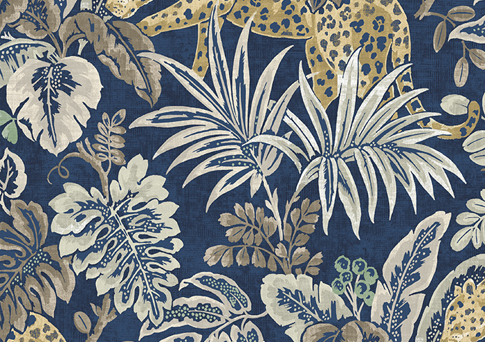 Leopard, Lapis  - Roller Blind - Image 6